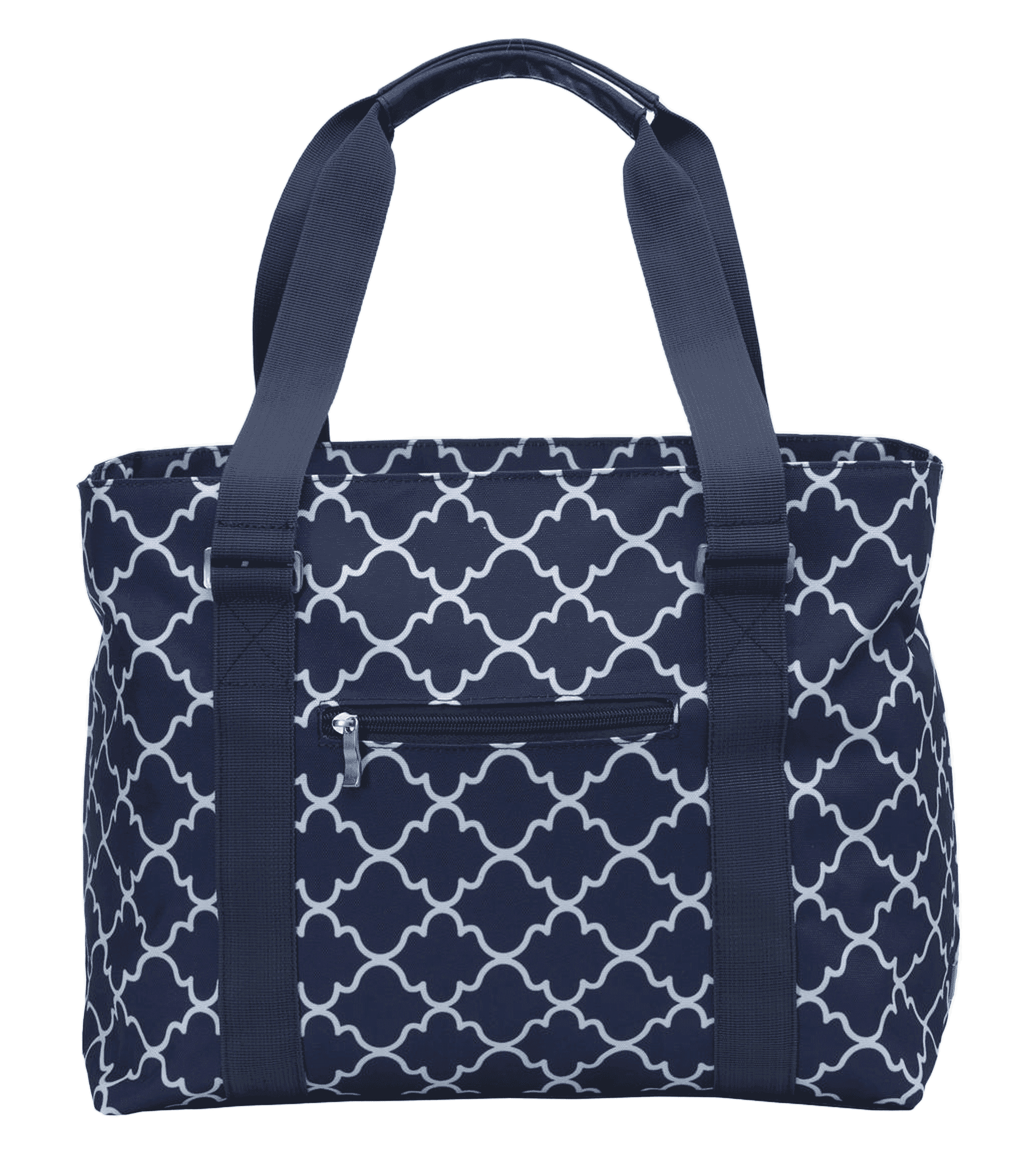 Lattice Blue Tote