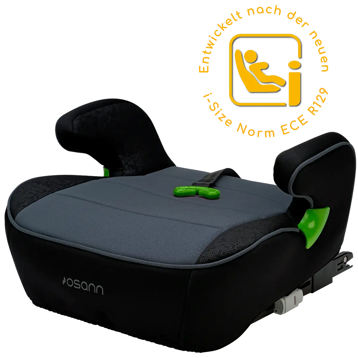 Junior Isofix Gurtfix i-Size Pixel Black