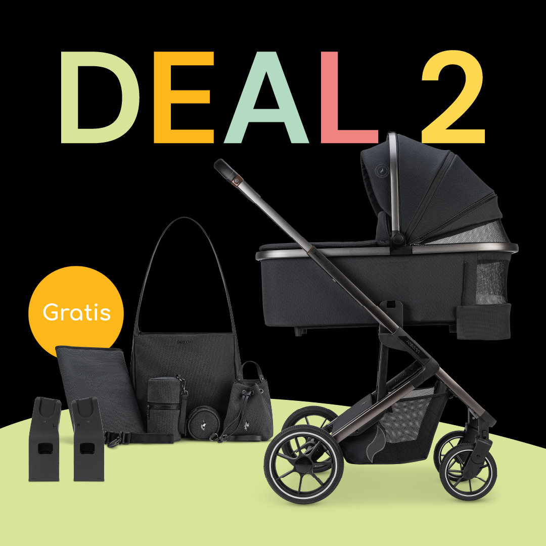 Deal 2 Juntos Kindertwagen, Adapter und Wickeltasche Ella Gratis