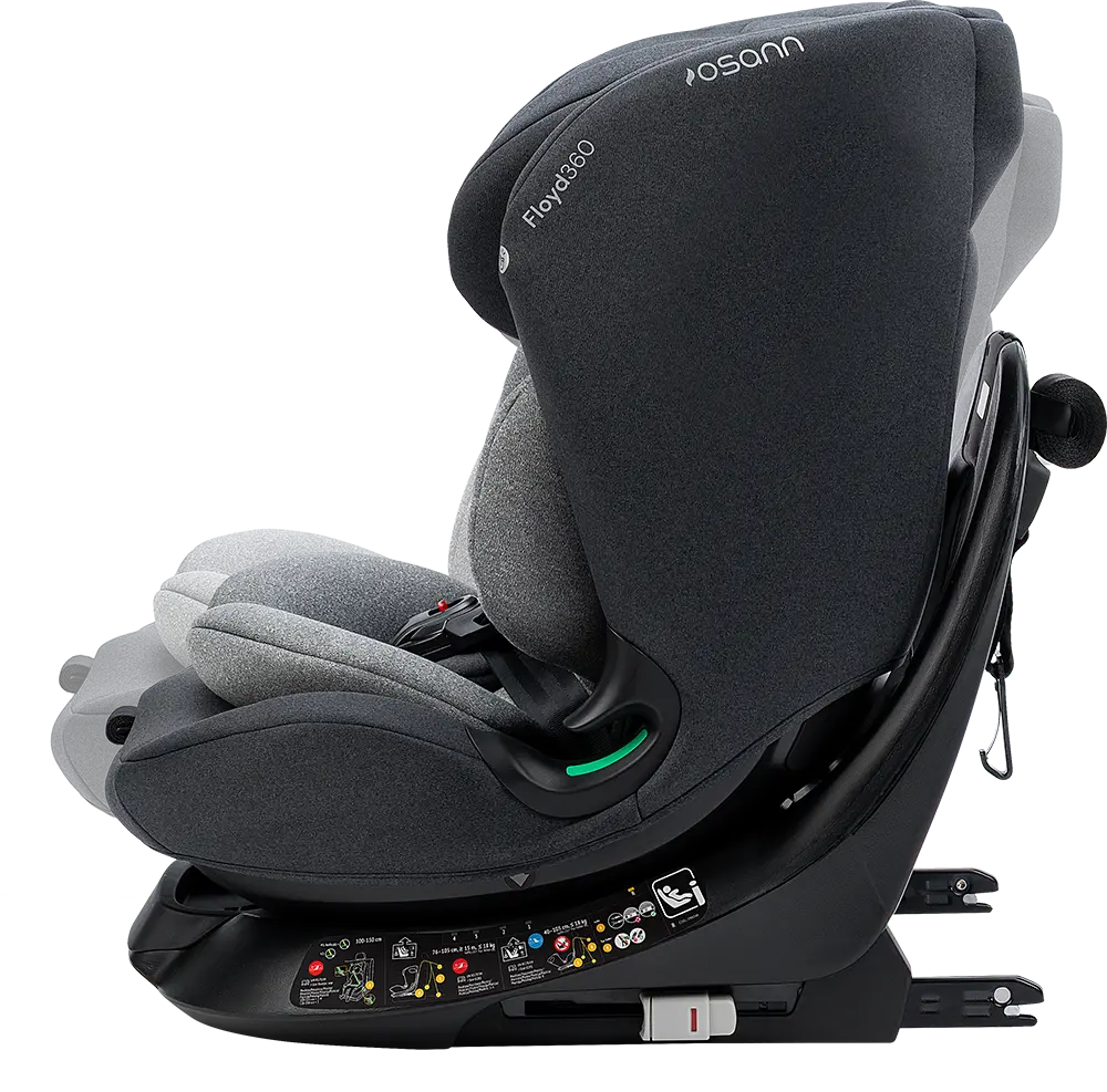 Floyd360 in Dark Grey Melange mit verschiedenen Ruhepositionen
