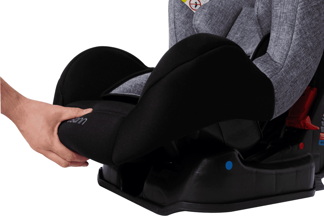 Osann Safetey Baby  Black Melange Fußstütze