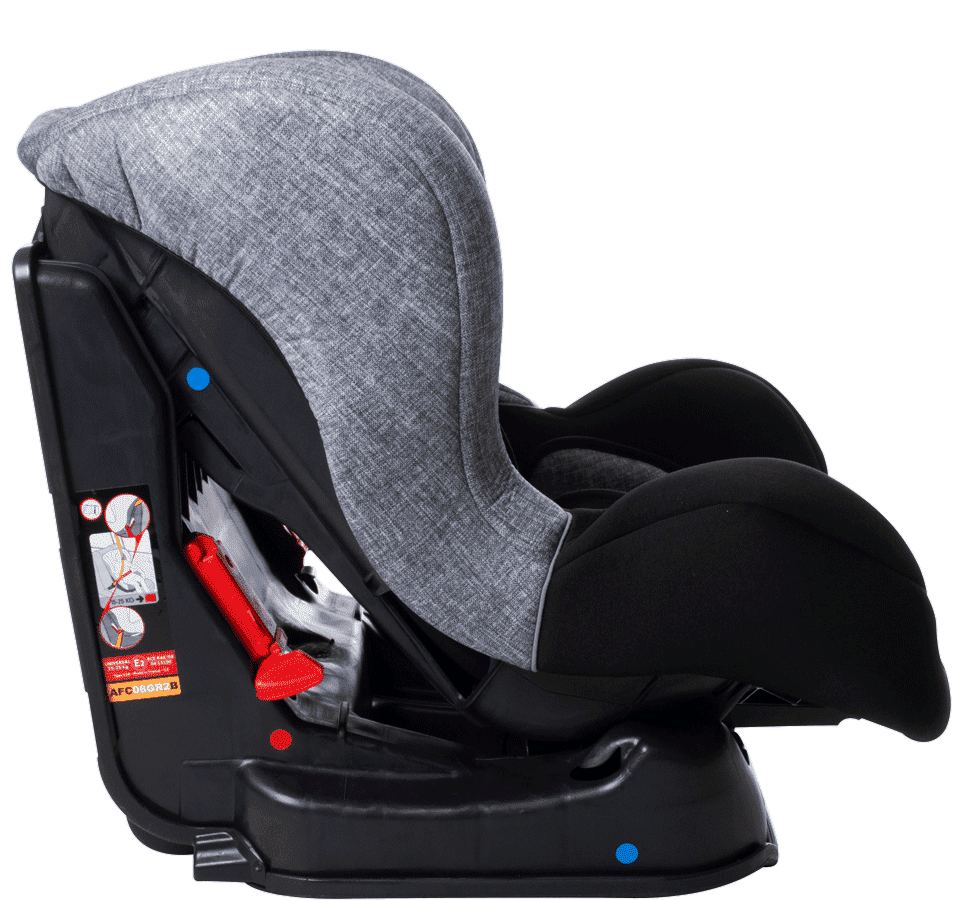 Osann Safetey Baby  Black Melange Seitlich links