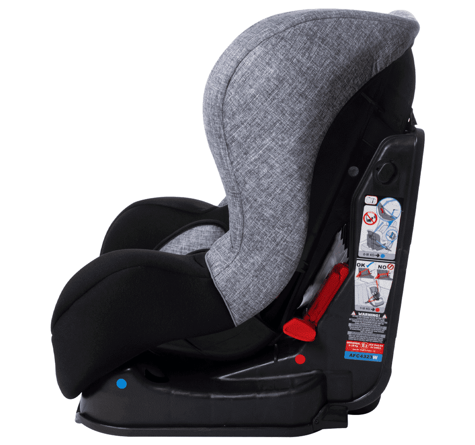 Osann Safetey Baby  Black Melange Seitlich