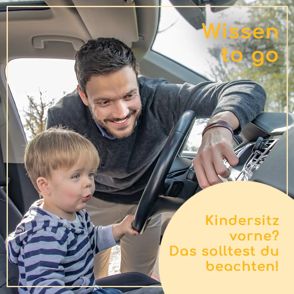 Kindersitz vorne?  